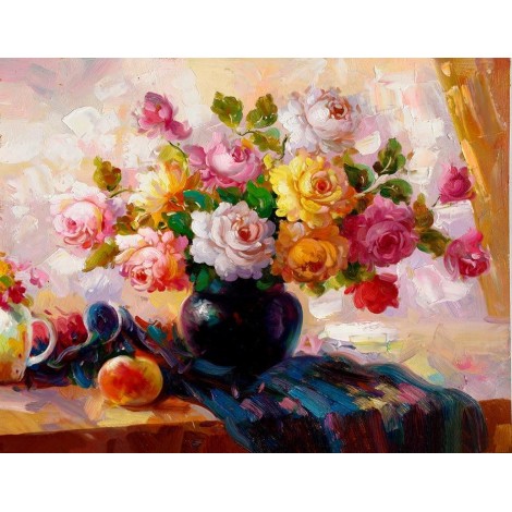 Colorful Roses DIY Diamond Painting