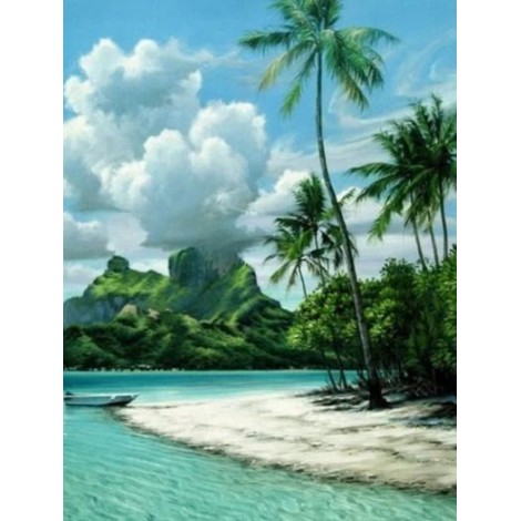 Caribbean Island Diamond Painting Kit