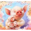 Cute Pig & Baby DIY Painting Kit