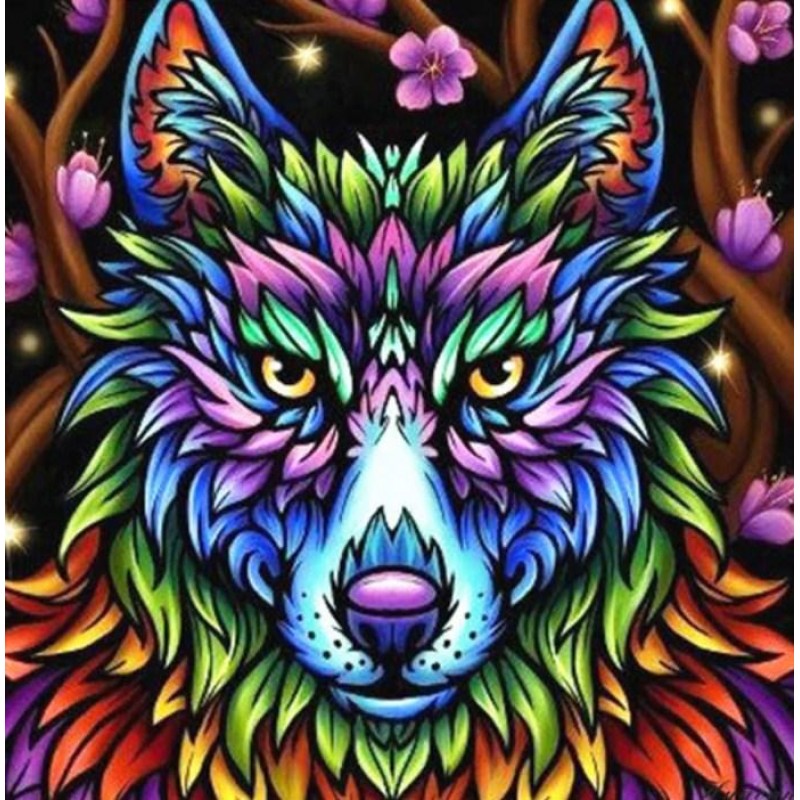 Colorful Wolf - Pain...