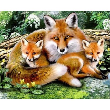 Fox Family DIY Painting Kit