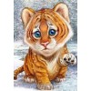 Cartoon Baby Tiger Diamond Painting