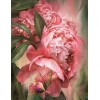 Butterfly & Pink Peonies Diamond Painting