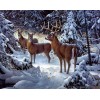 Christmas Elk - Paint by Diamonds