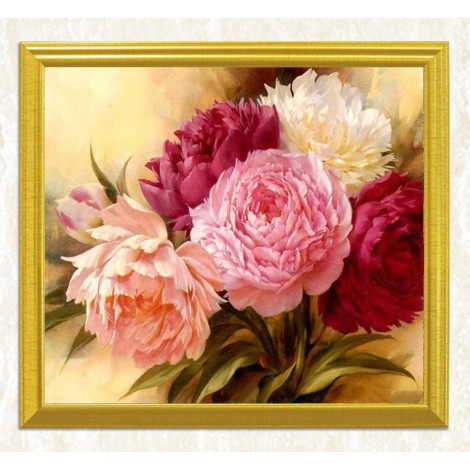 Lavish Flowers DIY Painting