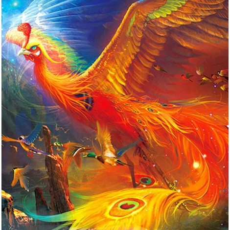 Flying Phoenix - Paint by Diamonds