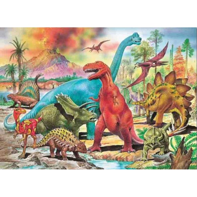 Colorful Dinosaurs -...