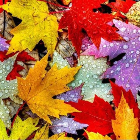 Colorful Leaves Diamond Painting Kit