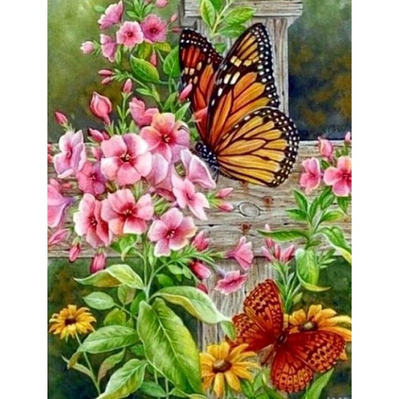 Butterflies on Flowe...